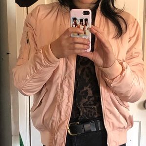 Pink Bomber Jacket